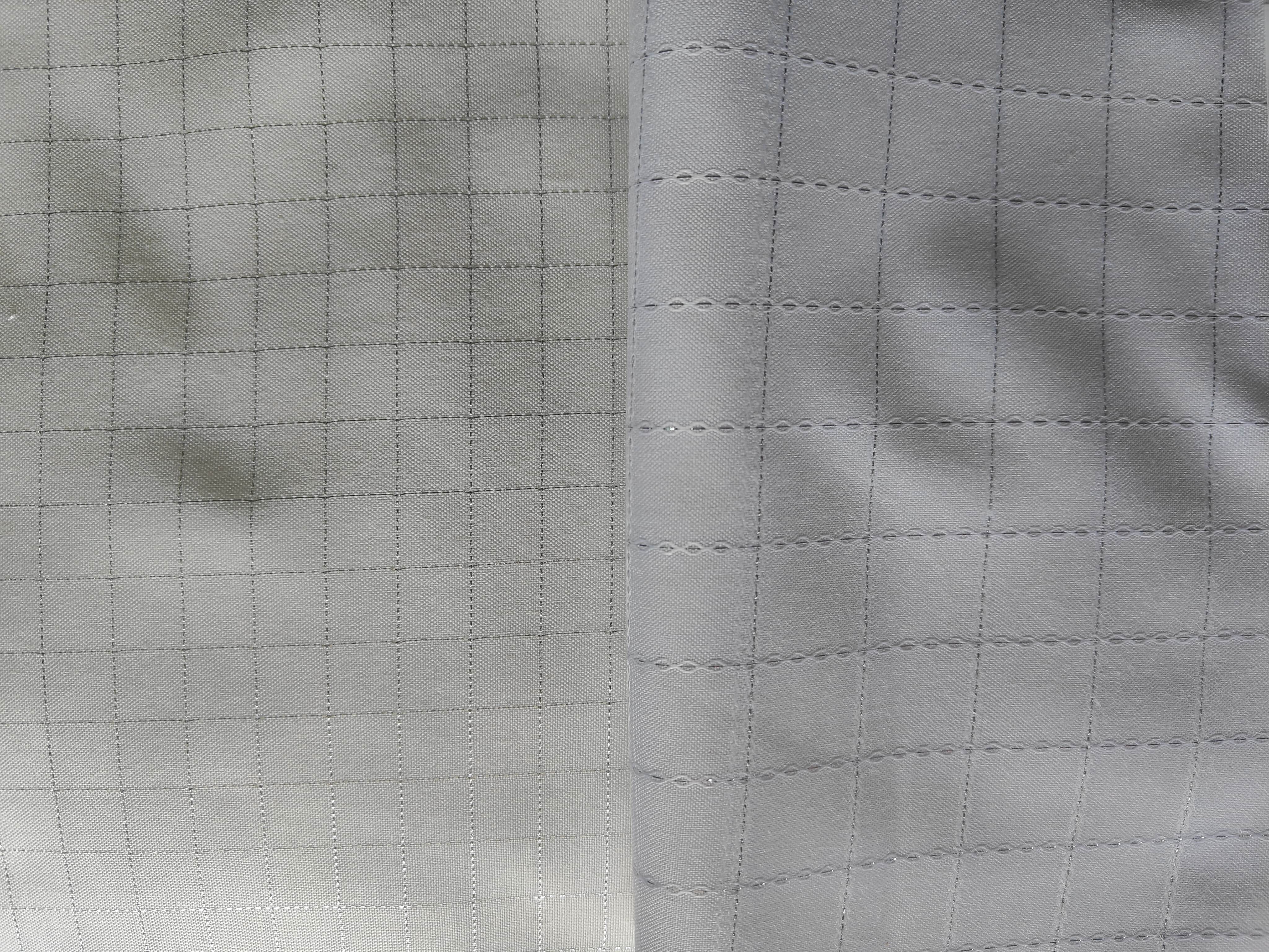 Zari Checks Fabric